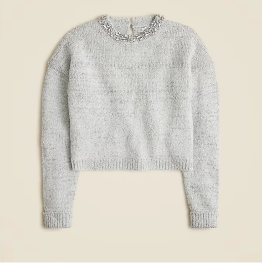 J. Crew embellished pullover