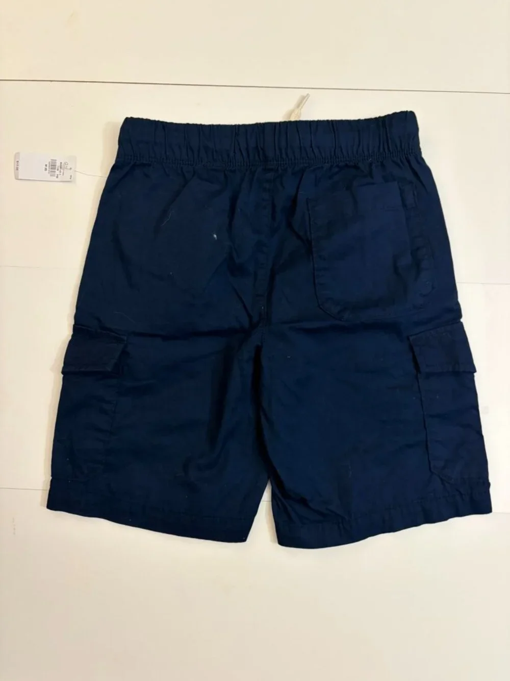 Boys Medium Blue Khaki Cargo Shorts