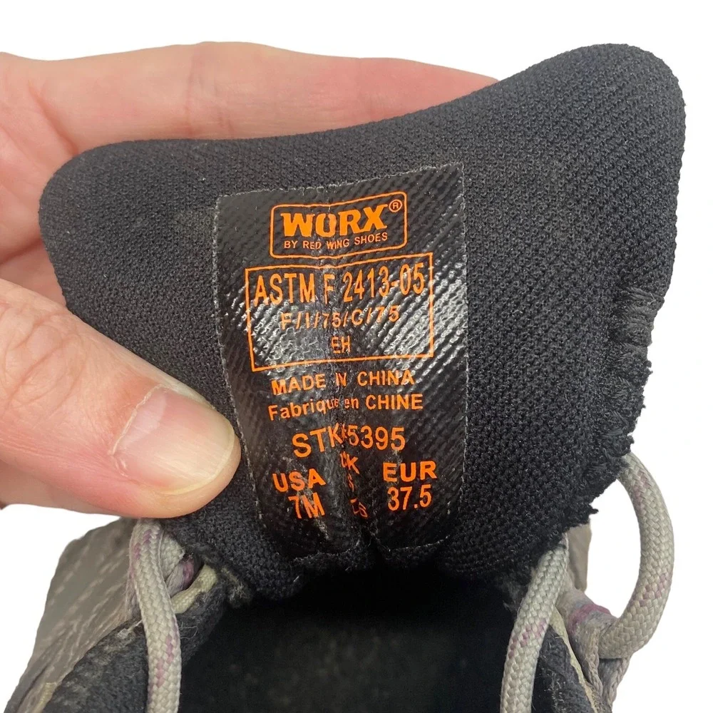 Red Wing Shoes worx red