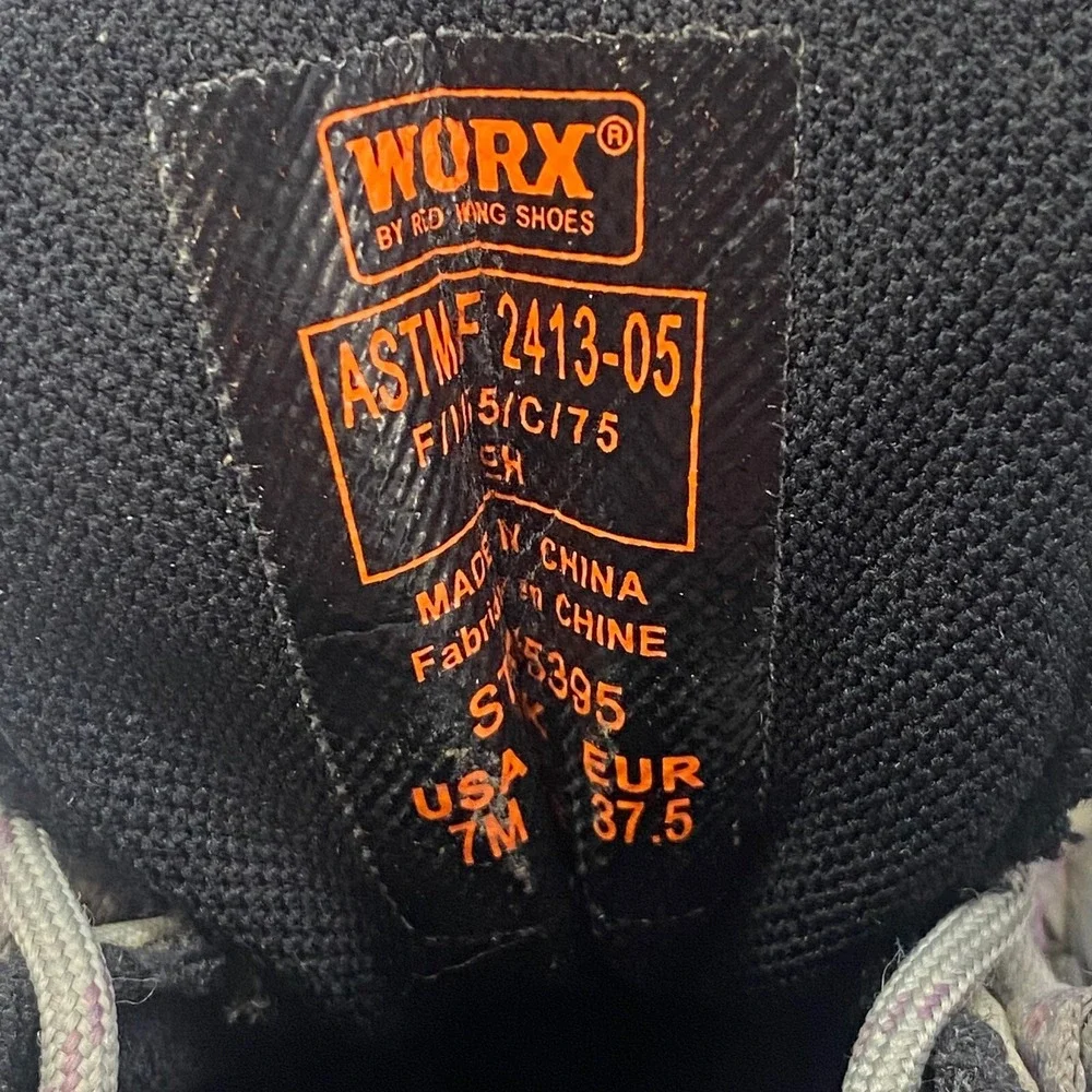 Red Wing Shoes worx red