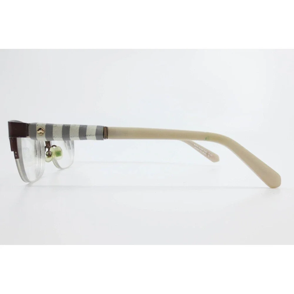 Kate Spade New York Valary 0W94 Brown Striped Cat Eye Eyeglass Frames 49-16-135