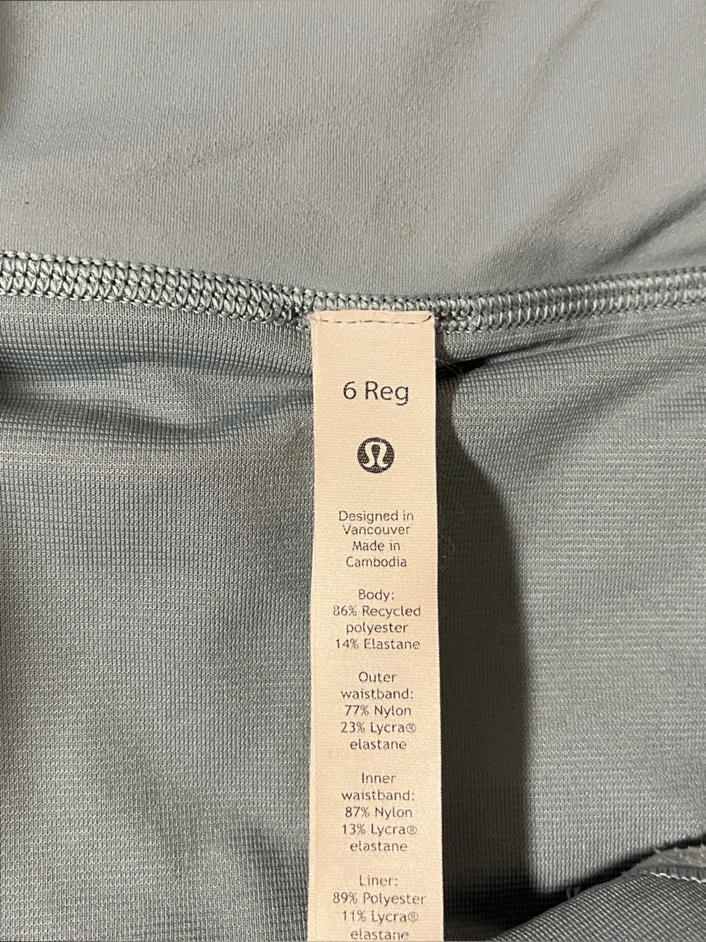 lululemon athletica light gray