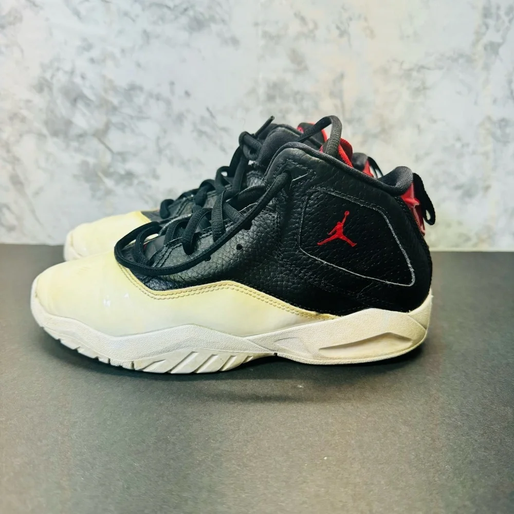 Nike Air Jordan B'Loyal GS Kids Shoes White Patent/Black/Red 2Y CK1426-016.