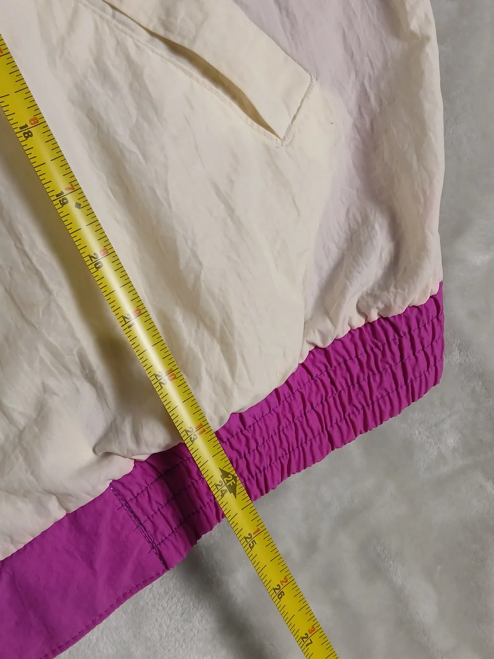 Vintage Jams World Pro Beach VB Jacket Windbreaker Large 80s 90s Neon Colorblock