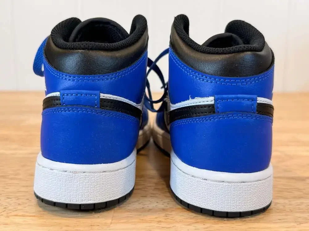 Jordan 1 Mid 'Game Royal' Shoes Kids Size 3.5Y