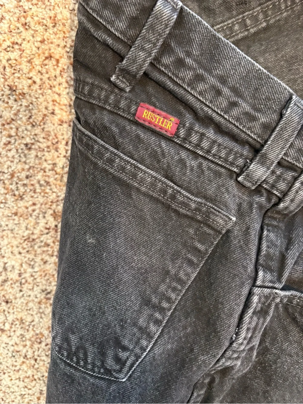 Rustler denim fit black