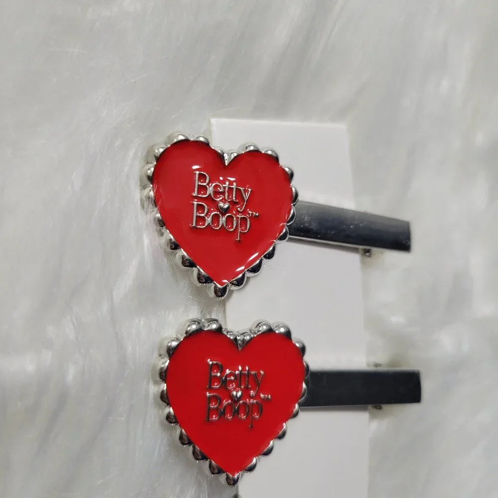 Betty Boop Hair Clip Set