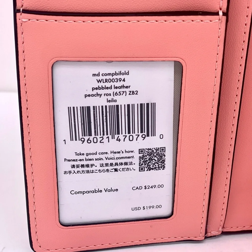 Kate Spade Leila Medium Compact Bifold Wallet