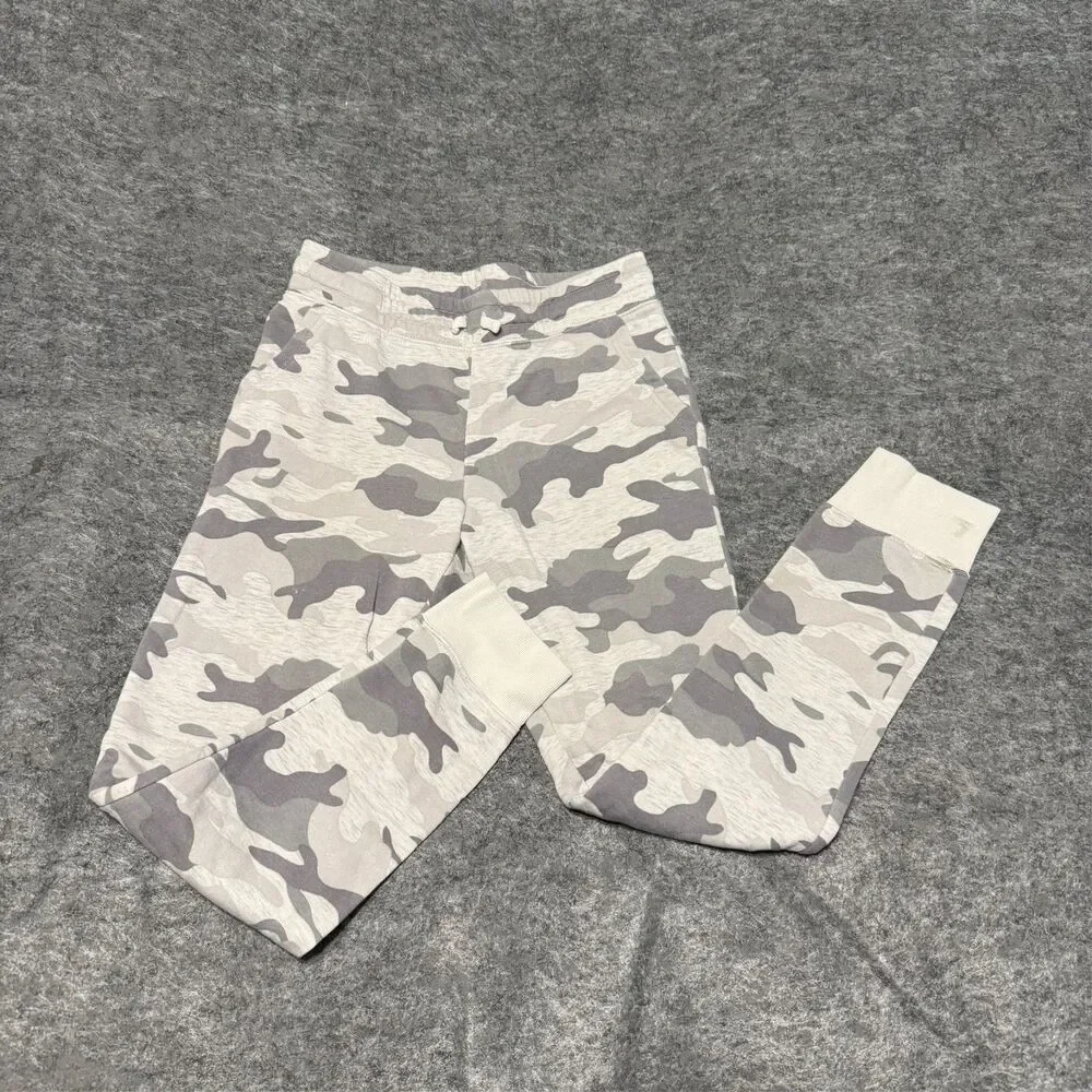 Old Navy Boys Camo Jogger Pants Size XL Grey Warmers Leggings Athletic 13/14