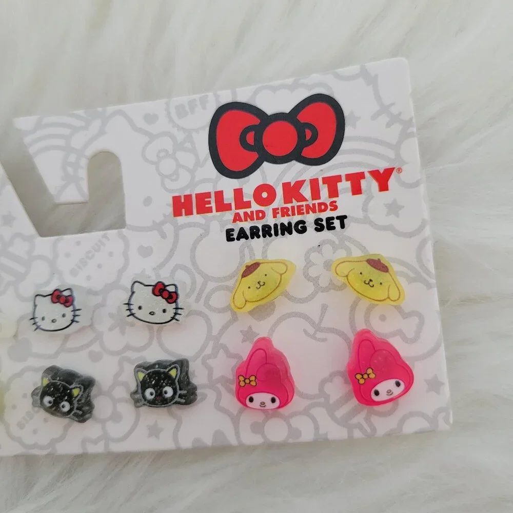 Hello Kitty kitty hello stud