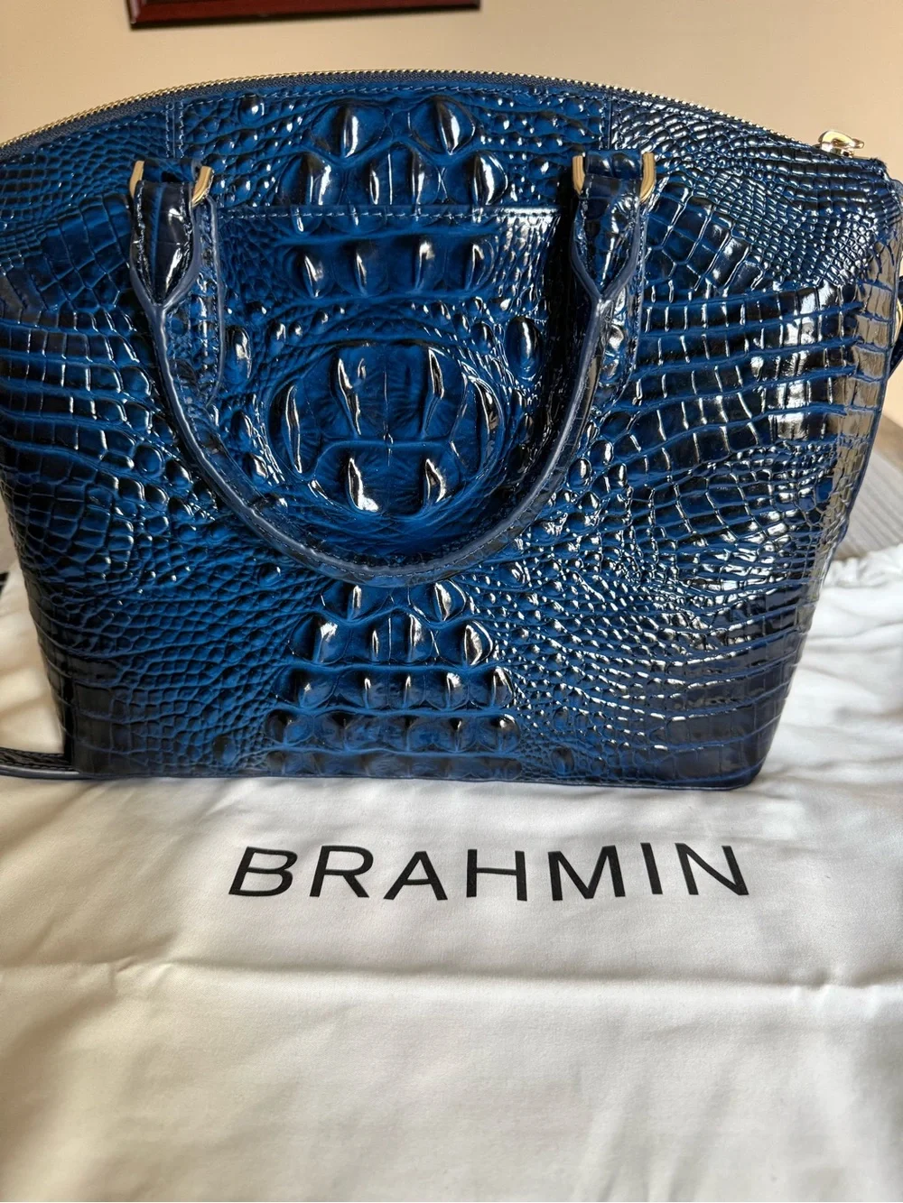 Brahmin glossy croc