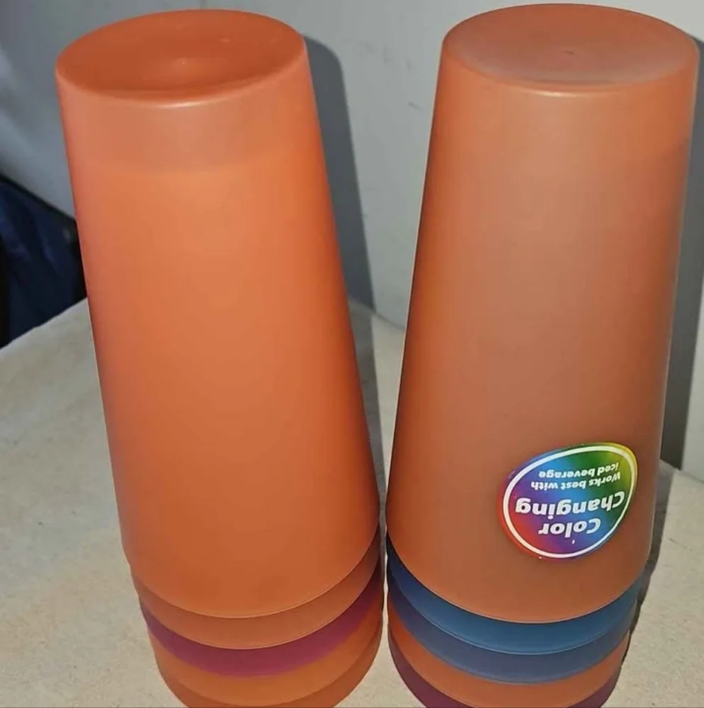 10 Color Changing Tall Heavy Duty Cups.