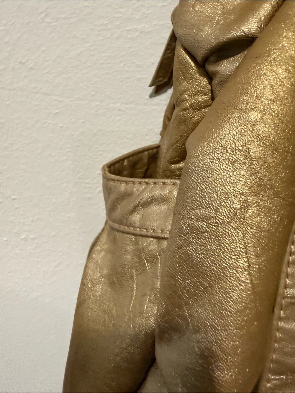 Big Buddha Metallic Gold Ombré Women's Tote Shoulder Bag