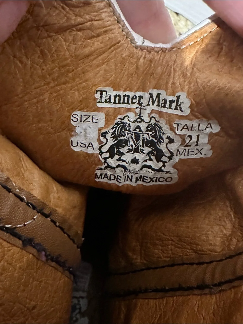 Tanner Mark sparkling gold