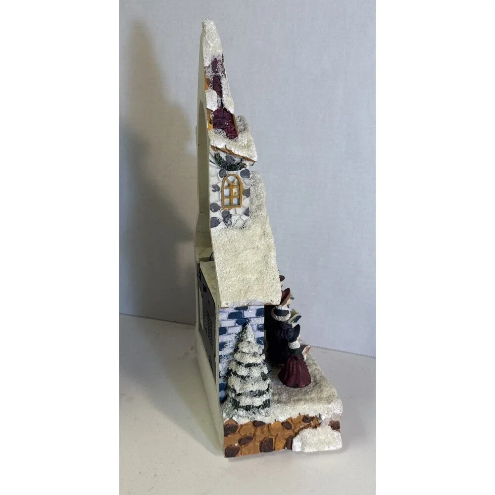HOUSE OF LLOYD Carolers Cathedral Clock Christmas Around the World Box 3152 Work