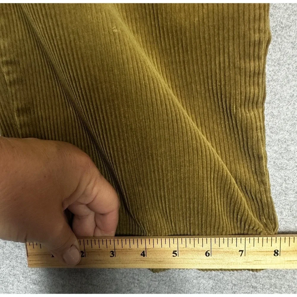 Vintage Polo Ralph Lauren‎ Corduroy Pant Mens 38x30 Gold Double Pleat Made USA