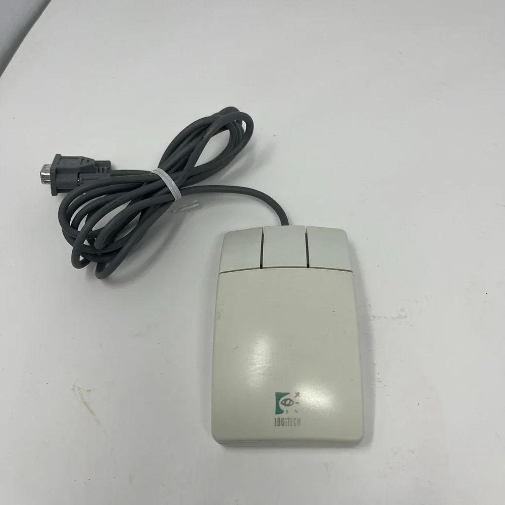 Logitech M-MD15L Ball Type Corded‎ Computer Mouse w/ Serial Connector 3-Button
