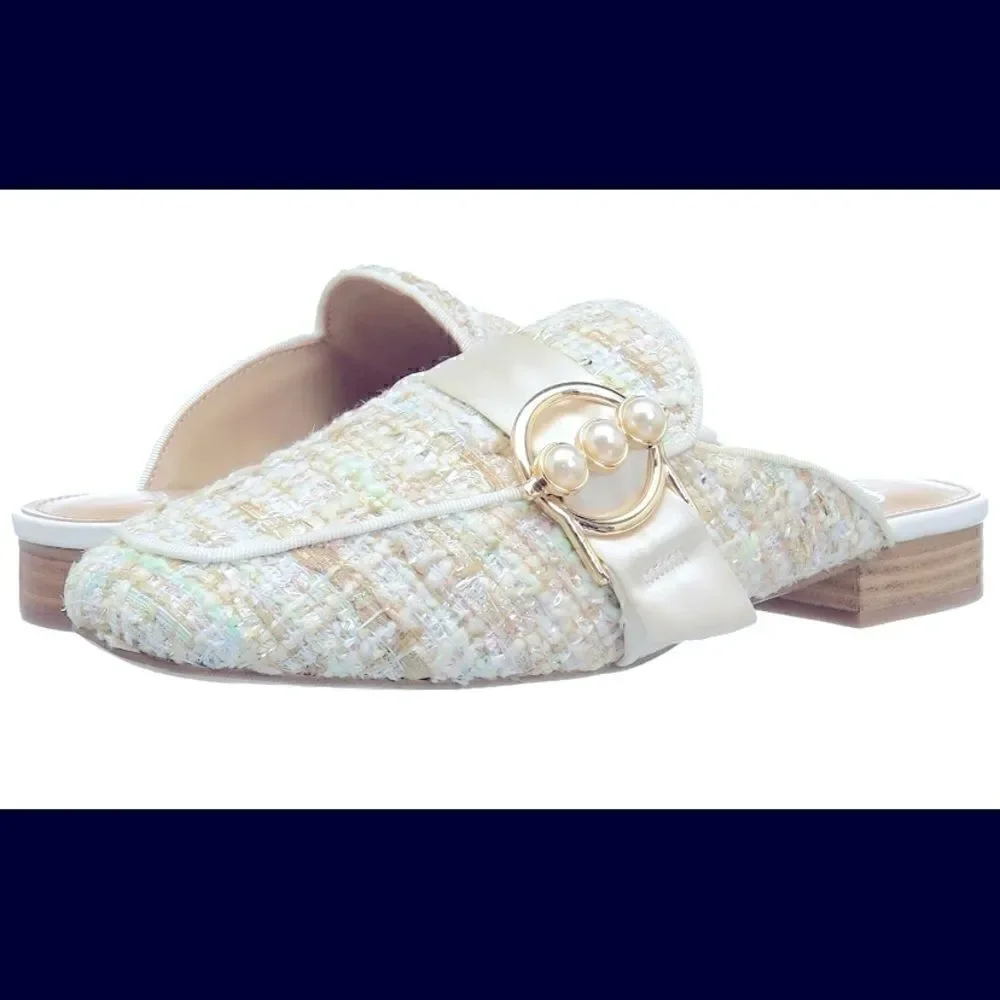 🎀The Fix Dafnee Loafers slide with Pearl Size:9