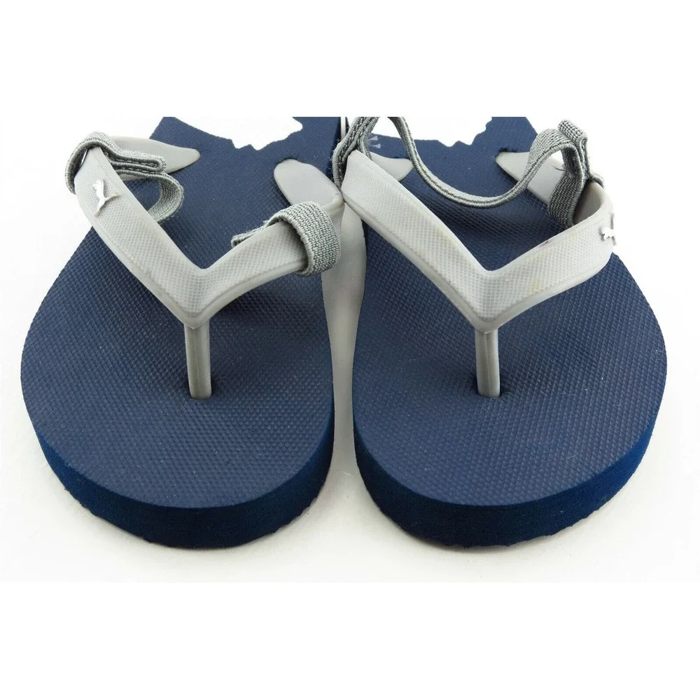 PUMA Toddler Sz 10-11Medium Gray Flip‎ Flops Synthetic