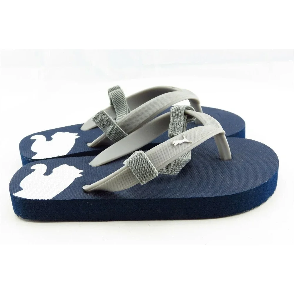 PUMA Toddler Sz 10-11Medium Gray Flip‎ Flops Synthetic