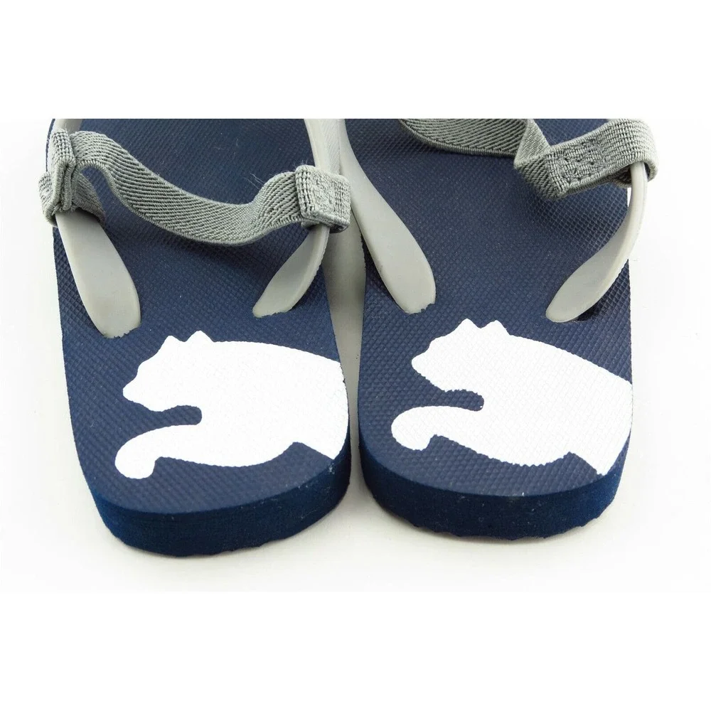 PUMA Toddler Sz 10-11Medium Gray Flip‎ Flops Synthetic