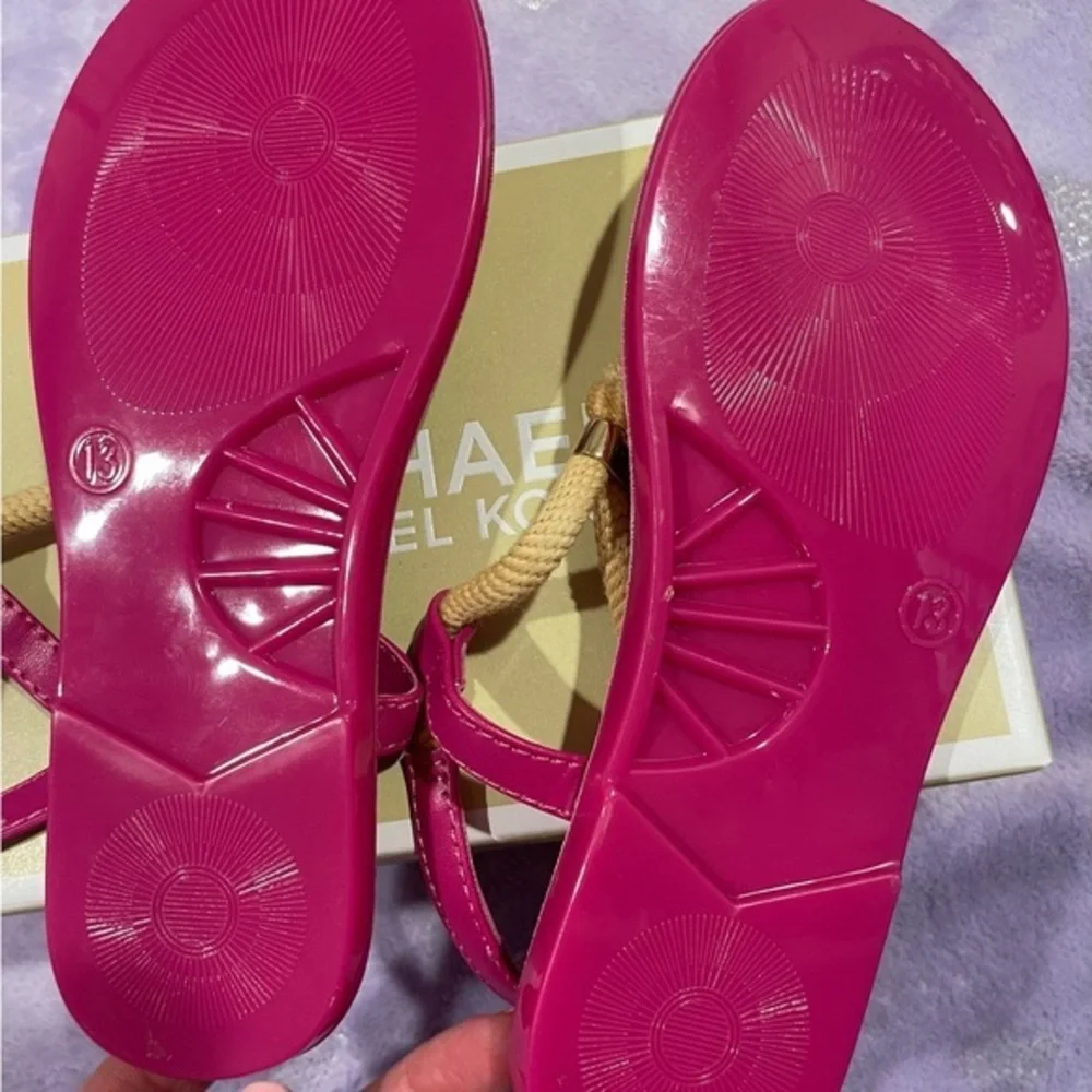 Brand new kids Michael Kors jelly sandals‎