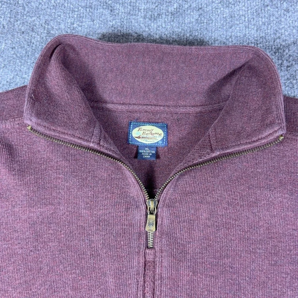Tommy Bahama crafted maroon palm