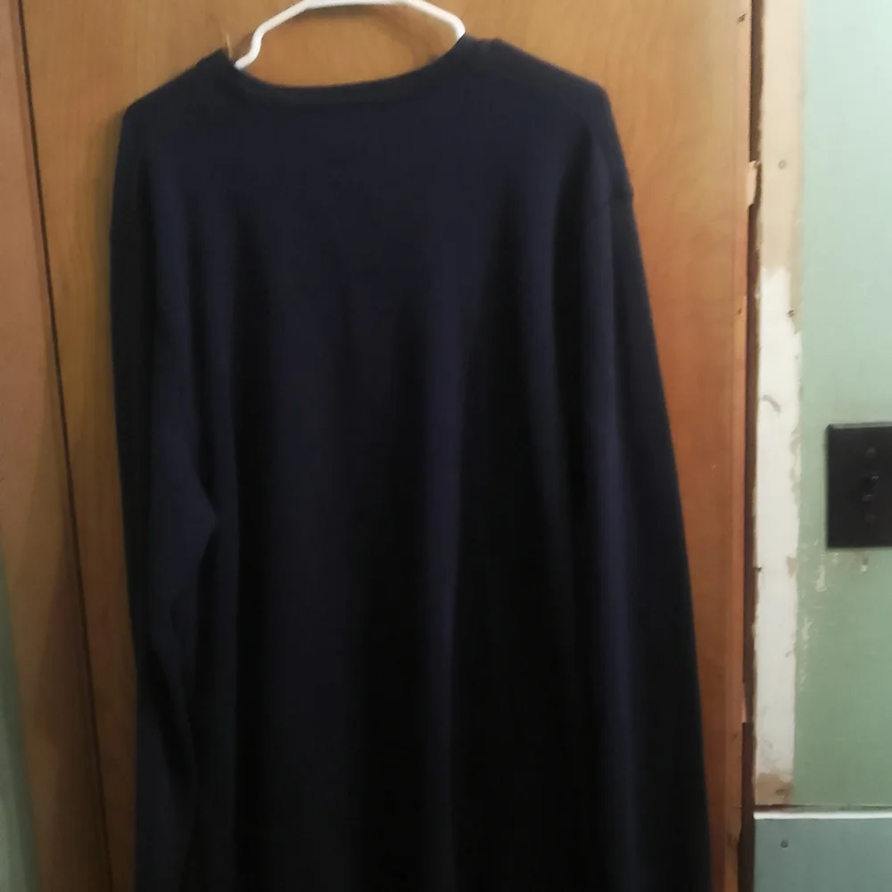 Navy Blue Men's Old Navy Tribeca NYC 93 Thermal Blue Sweater‎ Size XXL