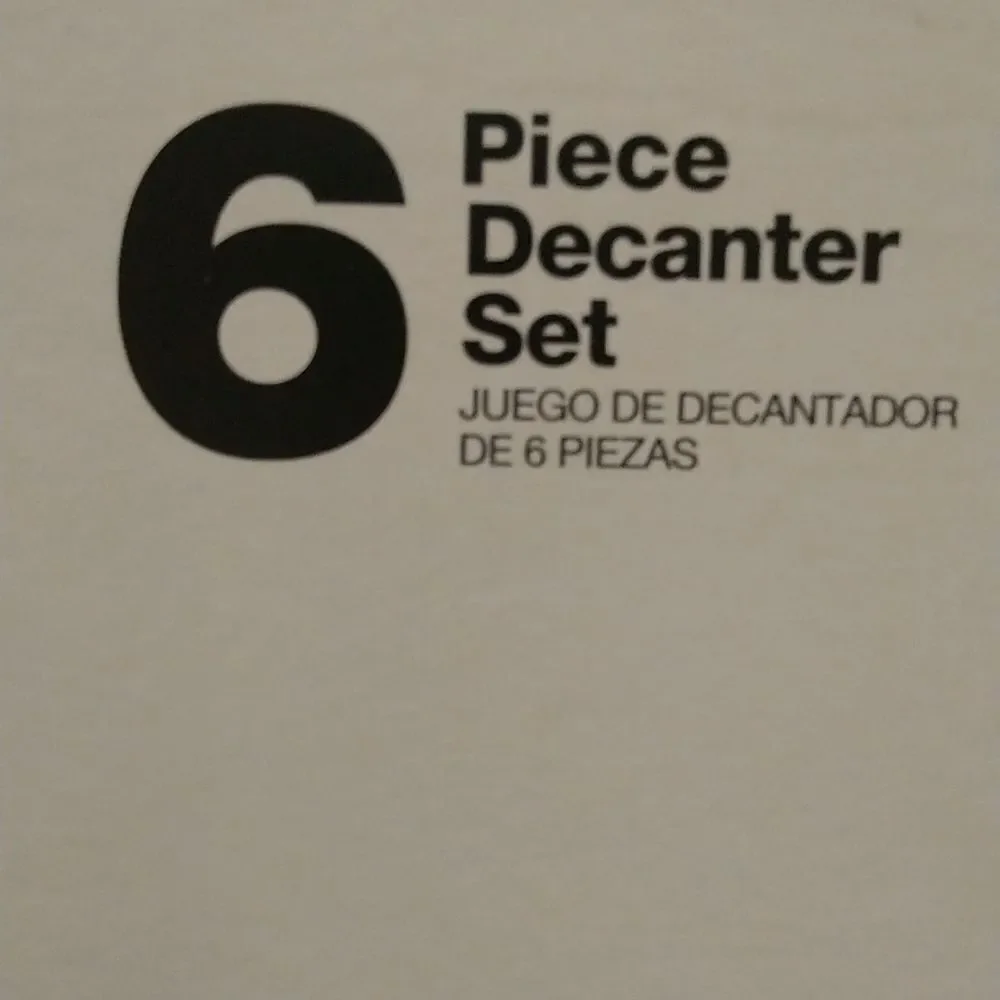 6 Piece Decanter Set from The Cellar