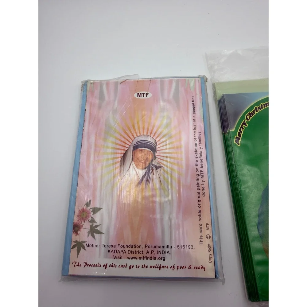 Mother Teresa Foundation hand painted