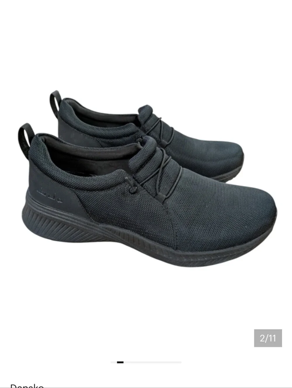 Dankso Marlee Occupational Slip Resistant Black Slip on Shoes Size 40