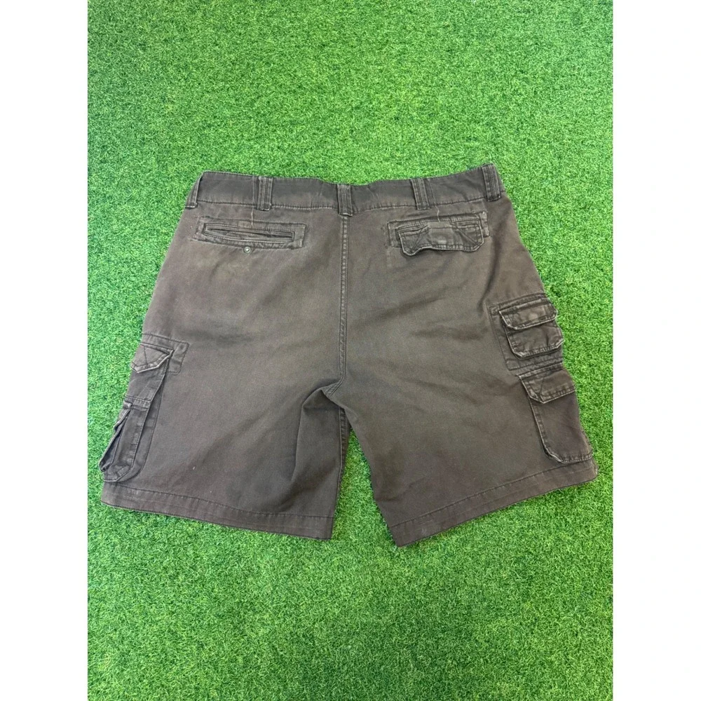 Arizona Jean Co Mens Brown Cargo‎ Shorts Size 38 Cotton Utility 10 Inch Inseam