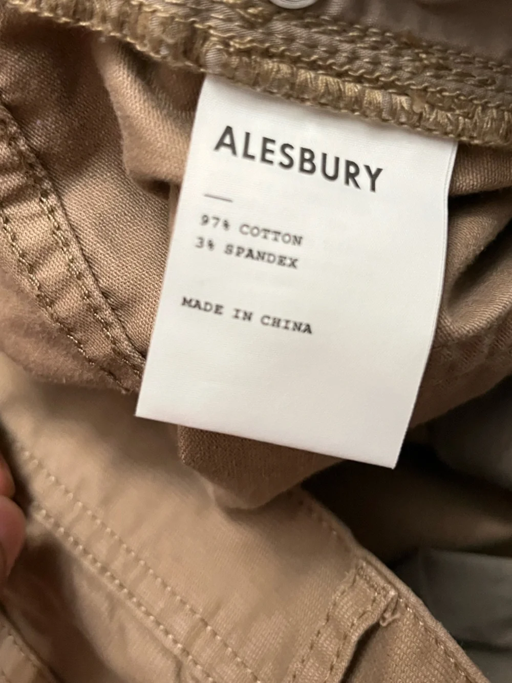 ALESBURY owned flaws khaki