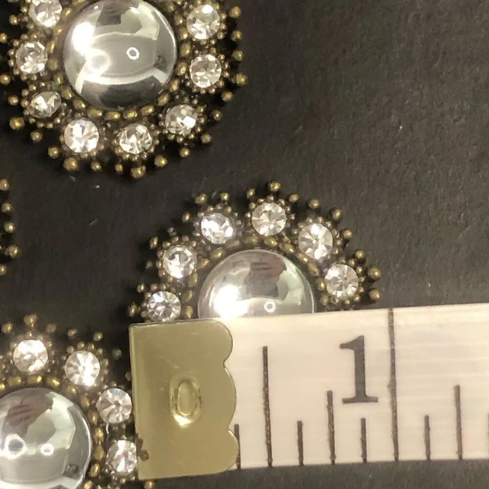 No Brand round rhinestone