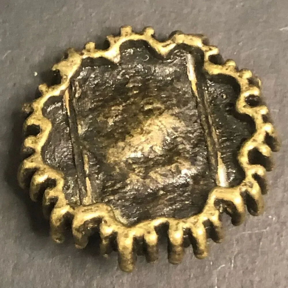 No Brand round rhinestone
