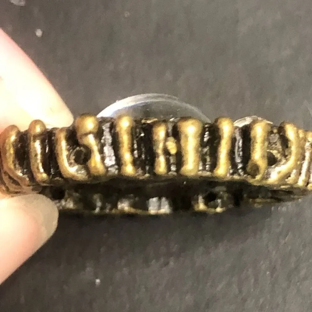 No Brand round rhinestone