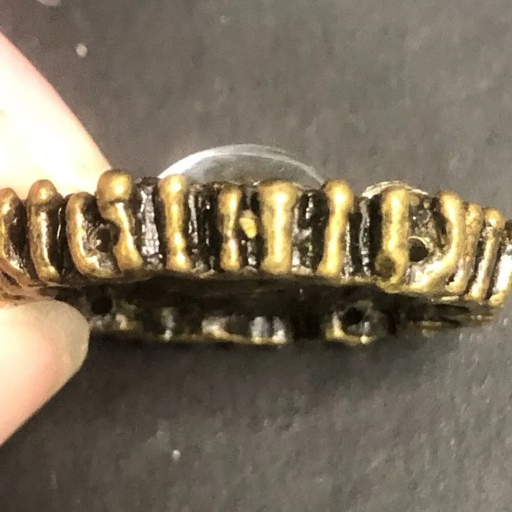 No Brand round rhinestone