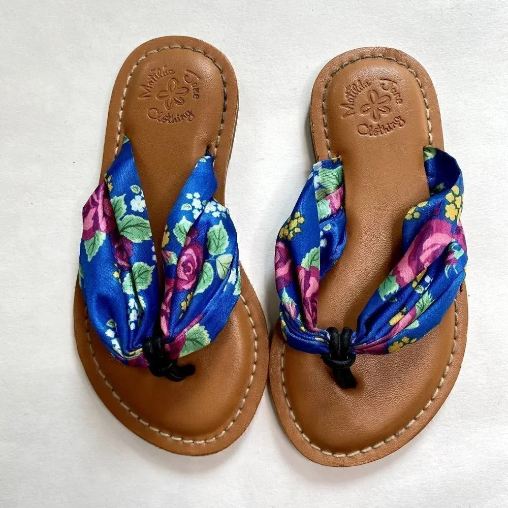Matilda Jane The Seashore Floral Sandals 9