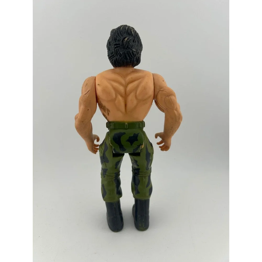 Vintage 1985 M-Force Snake Action Figure Toy Soldier Green Camo‎ Pants