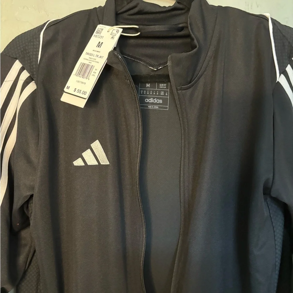 Mens ADIDAS AeroReady black jacket size medium NWT