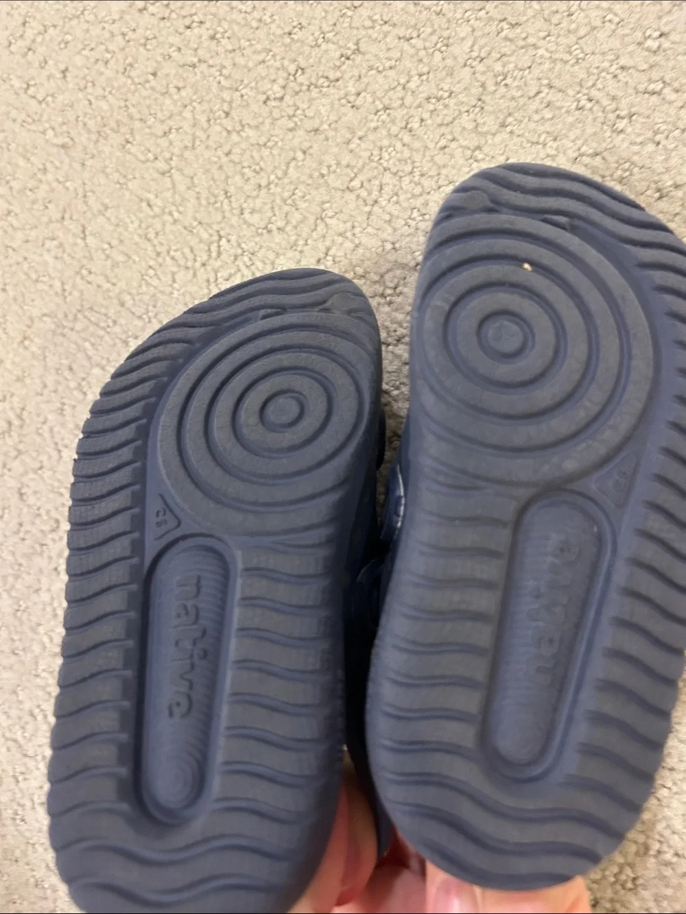 Native Kids Chase Sandals in Navy