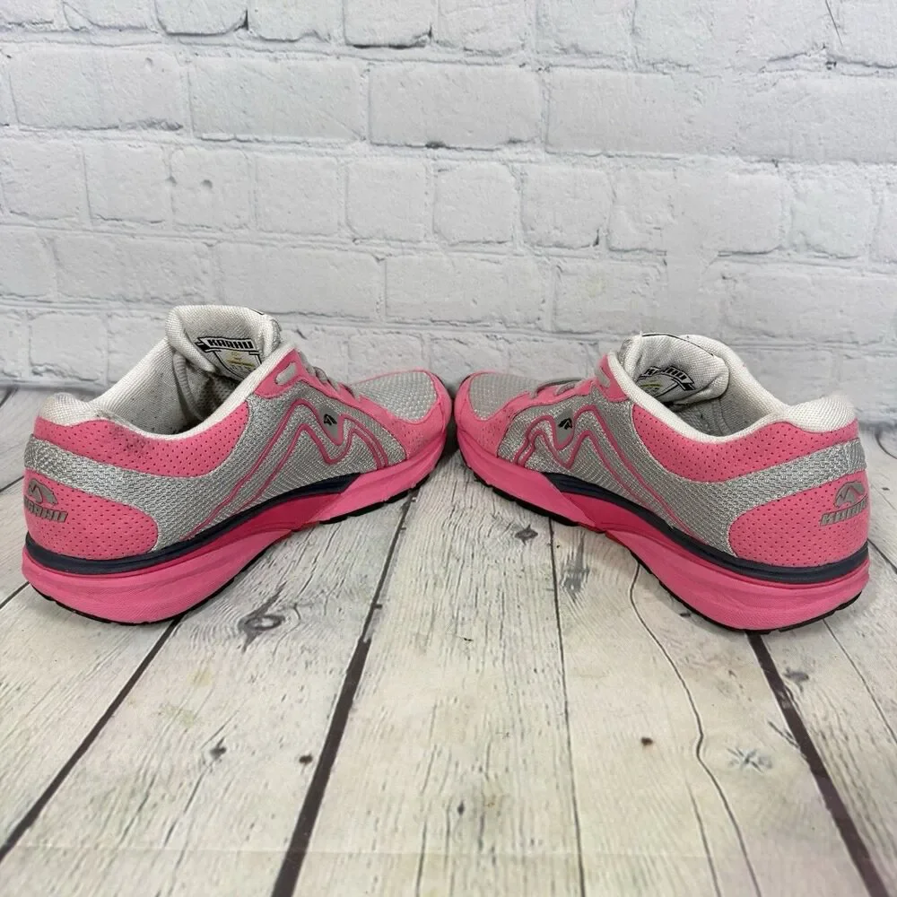 Karhu Fast4 Womens 8.5 Pink Gray Fulcrum Running Shoes F200091 Retro Sneakers