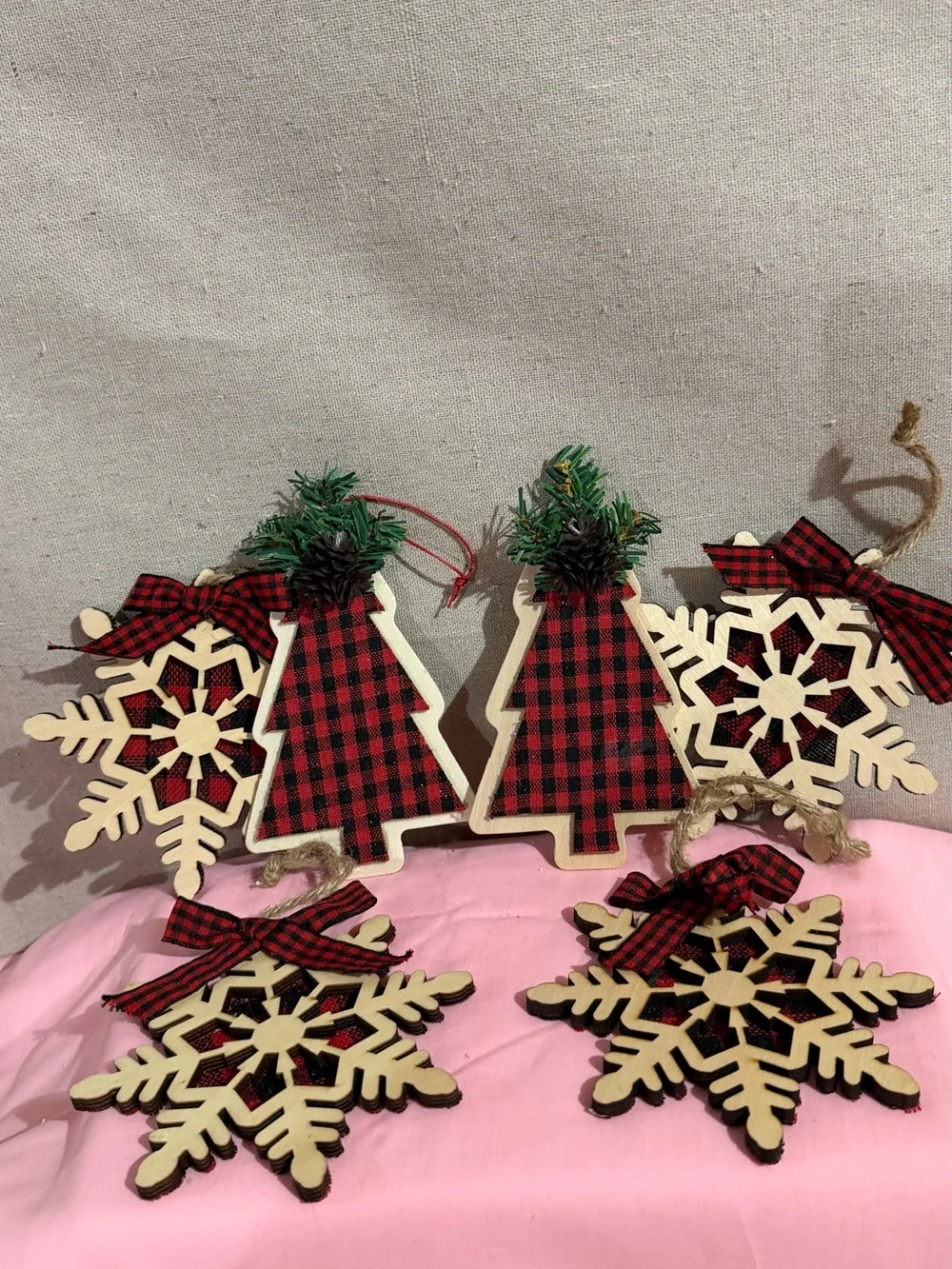 Christmas ornaments handcrafted holiday