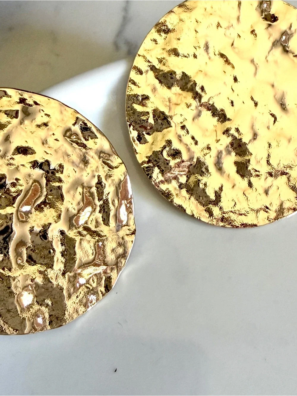 N/A gold hammered