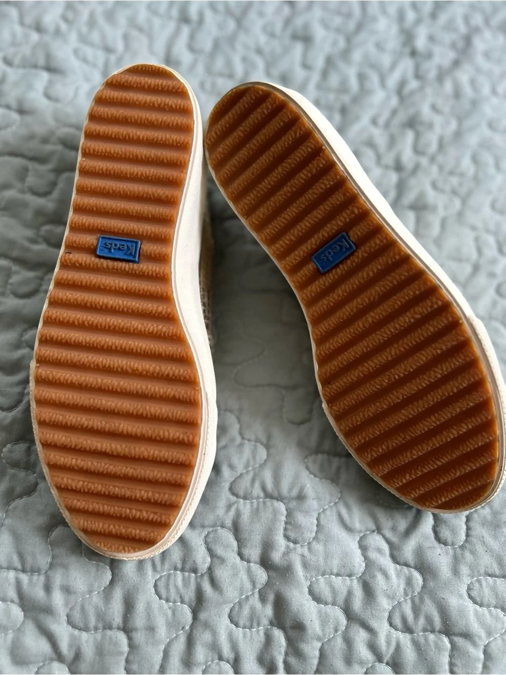 Keds metallic gold
