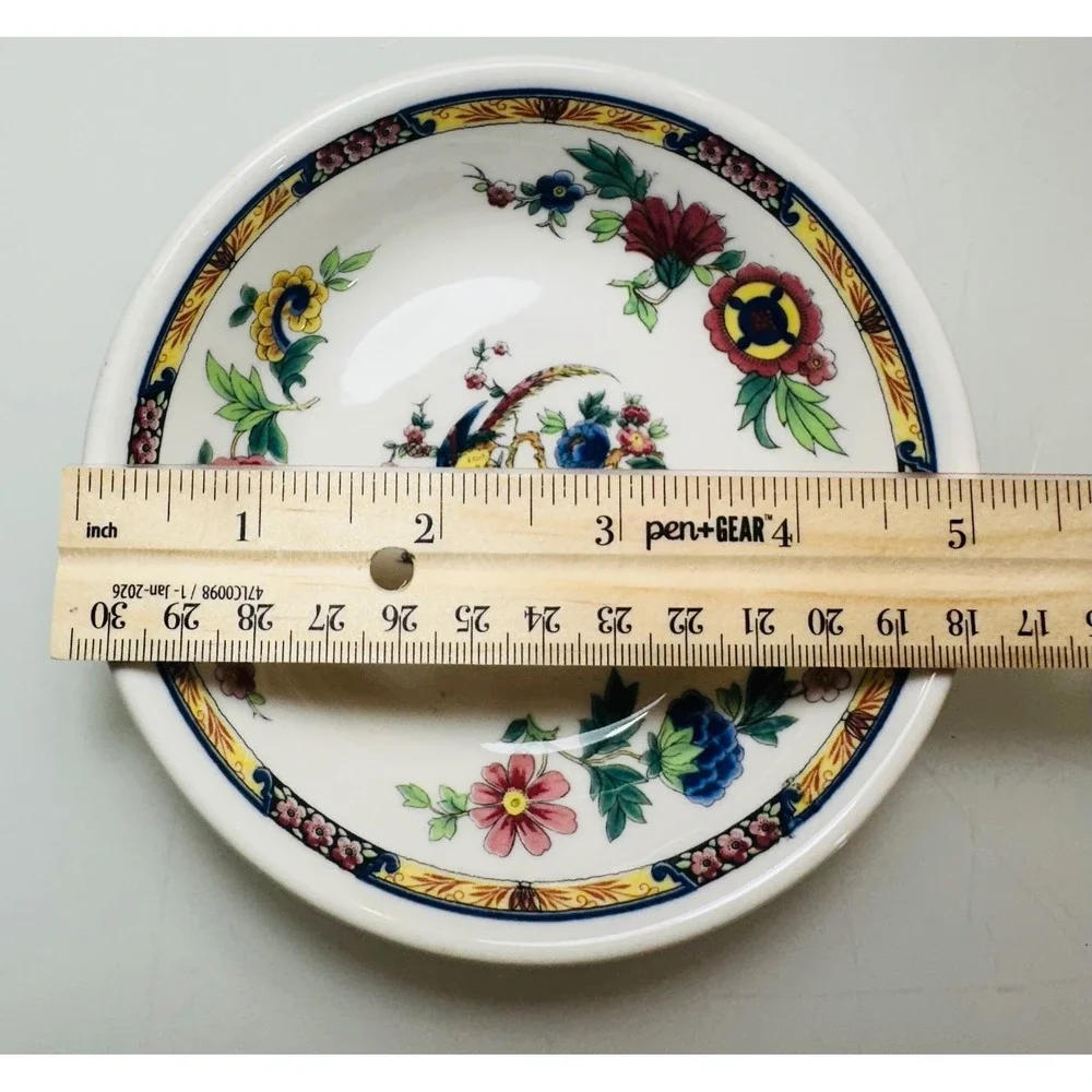 Syracuse China Oriental Bird of Paradise Fruit Bowls Set of 2 Restaurant Ware