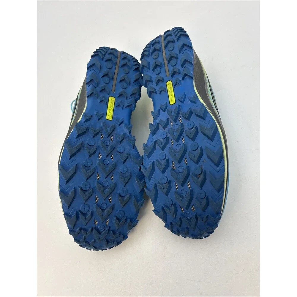 Saucony Peregrine 11 Womens Size 10 Waterproof Trail Running Shoes Royal/lime