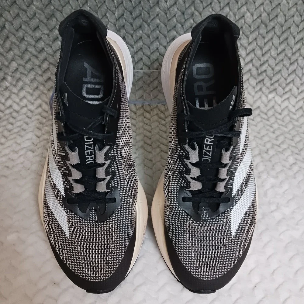 Adidas Adizero Boston 12 Black Carbon Women's Walking Running Shoes Size 7