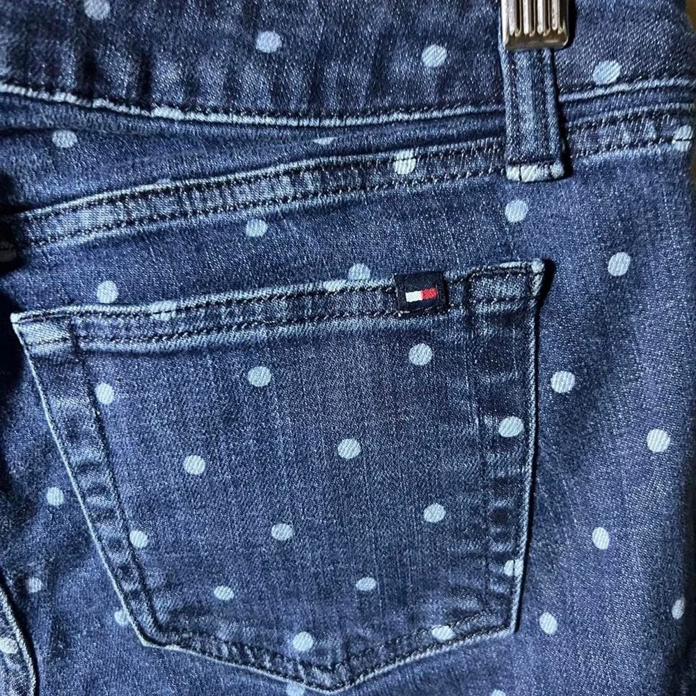 Polka dot capris