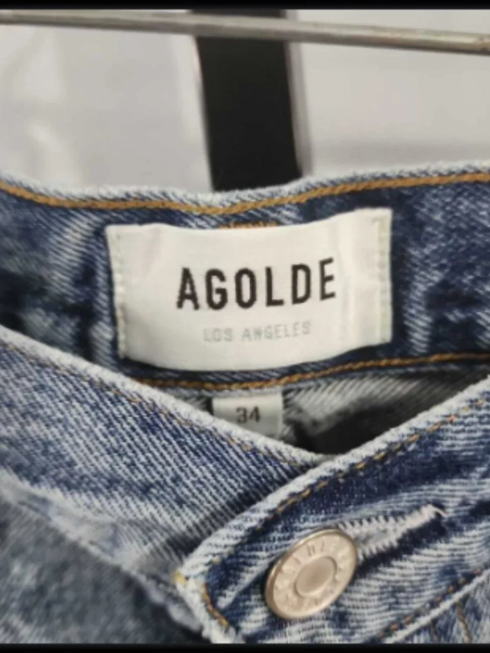 Agolde button fly